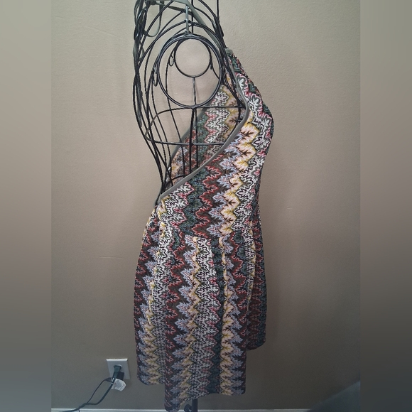 NWOT ASOS Vibrant Zigzag Pattern JUMPSUIT - Picture 6 of 13